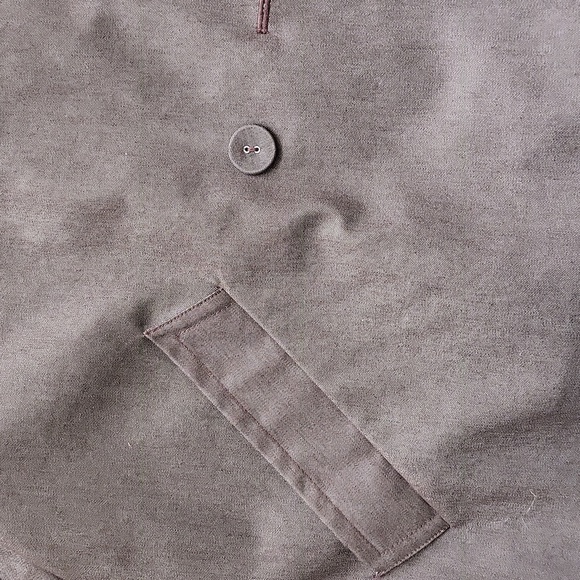 EUC like new New York Company women's brown double breast jacket coat XL - Picture 8 of 9